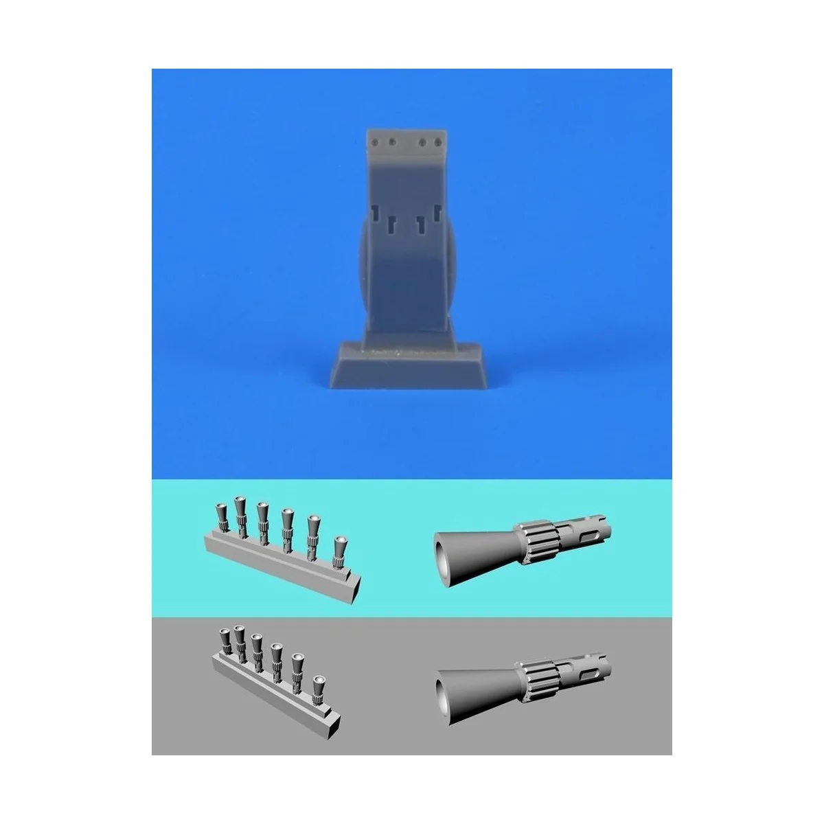 Blenheim Mk.IF-1/72 Correction set(ventr gun pack) for Aifrix kit, ...