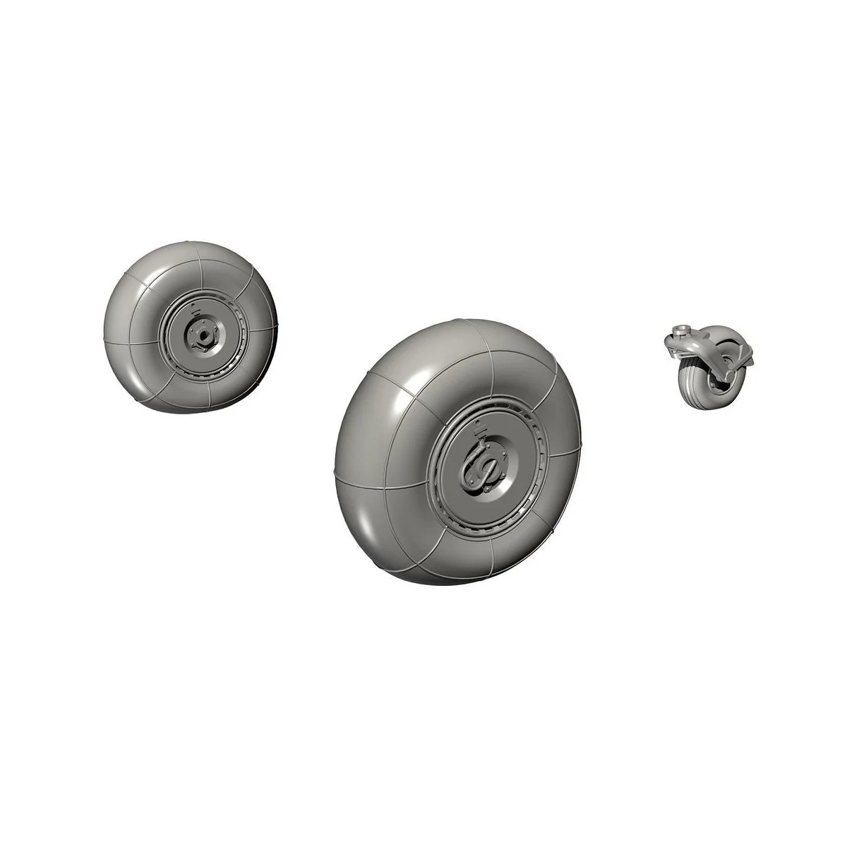 Junkers Ju-88A-4 a.Later/C-6/G-Late Main and Tail Wheels, 1/48 - CM...