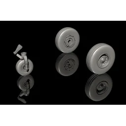 Tucano T.1-Wheels Set /for Airfix kit, 1/72 - CMK 129-Q72285