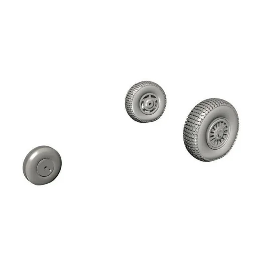 Vampire Mk.5/9/T.11 Mainwheels and Nosewheel f.Special Hobby/Airfix...