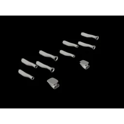 Blenheim Mk.I Engine Intakes, 1/48 - CMK 129-Q48341