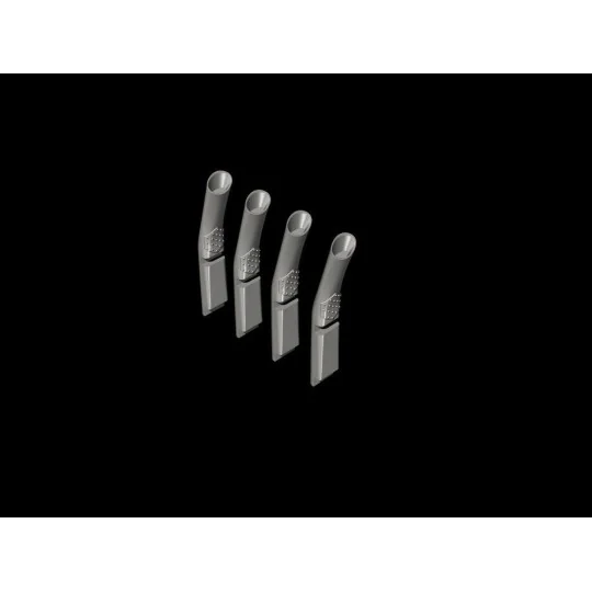 Blenheim Mk.I Exhausts, 1/48 - CMK 129-Q48342 Blenheim Mk.I Exhausts, 1/48 - CMK 129-Q48342