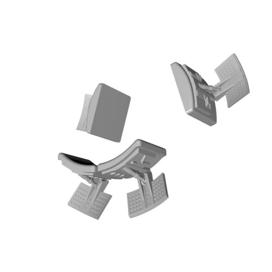 SAAB Viggen Air Brakes Set, 1/72 - CMK 129-Q72344