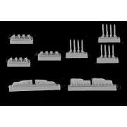 IAF Fouga Magister (a.othed planes)-IMI 80mm unguided rockets, 1/72...