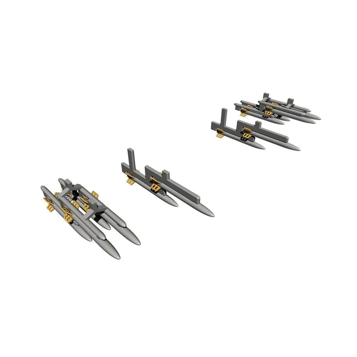 IAF Fouga Magister (a.othed planes)-IMI 80mm unguided rockets, 1/72...