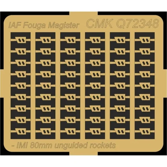 IAF Fouga Magister (a.othed planes)-IMI 80mm unguided rockets, 1/72...