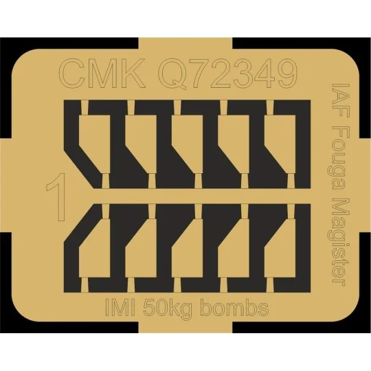 IAF Fouga Magister - IMI 50kg bombs - CMK 129-Q72349