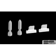 A-20 Havoc/Wing Racks and Bombs, 1/72 - CMK 129-Q72359 A-20 Havoc/Wing Racks and Bombs, 1/72 - CMK 129-Q72359