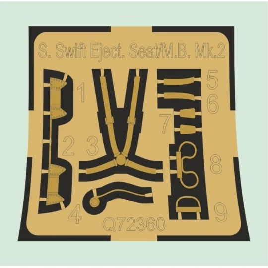 Supermarine Swift Ejection Seat (M.B. Mk.2), 1/72 - CMK 129-Q72360