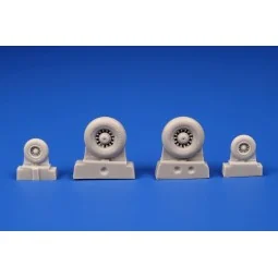 F-14A Tomcat Wheels, 1/72 - CMK 129-Q72377