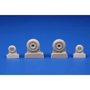 F-14A Tomcat Wheels, 1/72 - CMK 129-Q72377 F-14A Tomcat Wheels, 1/72 - CMK 129-Q72377