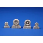 F-14D Tomcat Wheels, 1/72 - CMK 129-Q72378