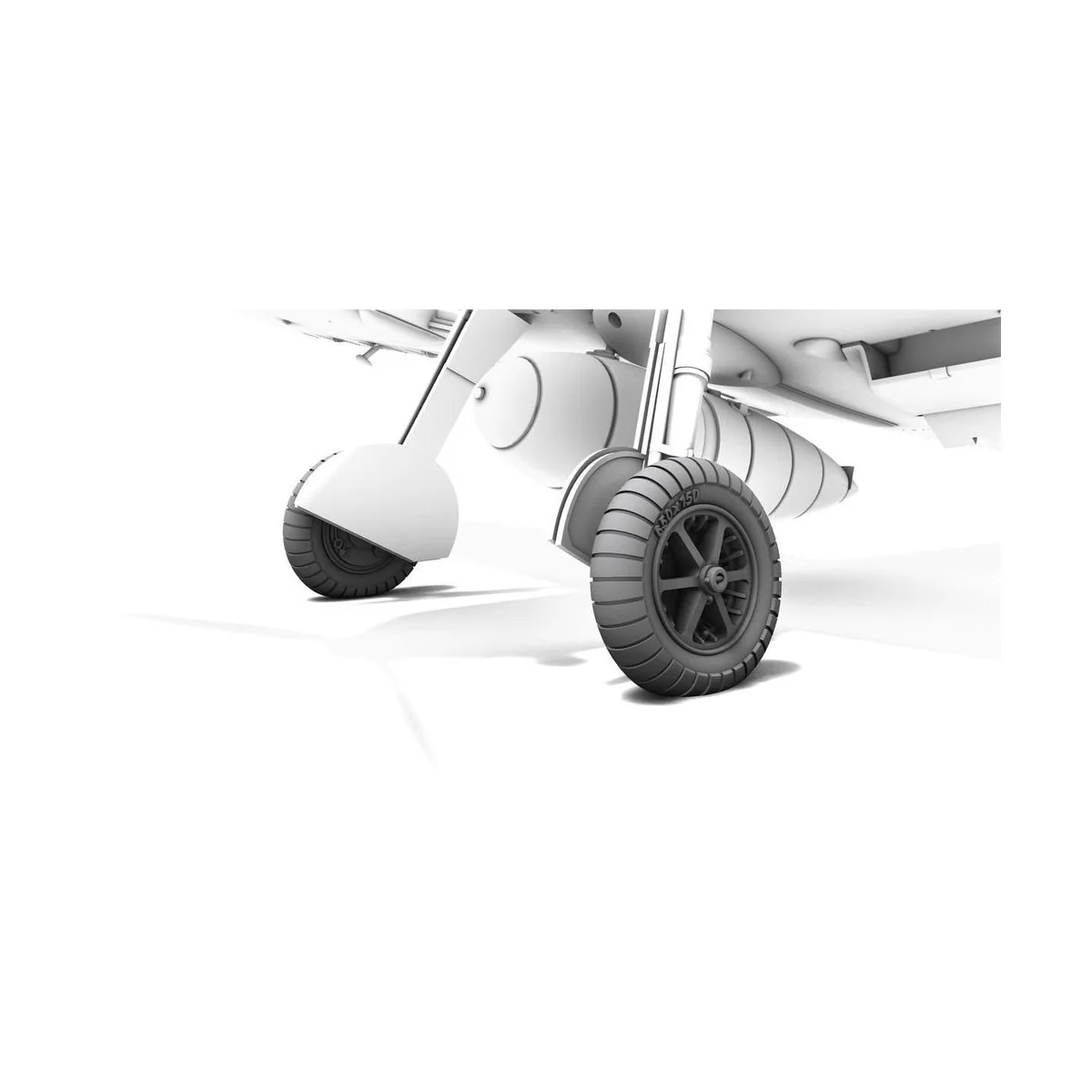 Messerschmitt Bf 109E Wheels - CMK 129-Q72384