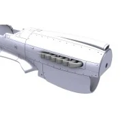 P-40K/M/N Warhawk Late Type Fishtail Exhausts - CMK 129-Q72396