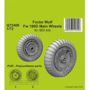 Focke Wulf Fw 190D-9 Main Wheels / for1/72 IBG kits, 1/72 - CMK 129...