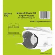 Mirage IIIC Atar 9B Engine Nozzle for Special Hobby kit - CMK 129-Q...