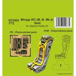 Mirage IIIC (M.-B. Mk.4) Seat - CMK 129-Q72403