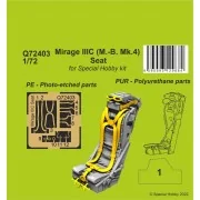 Mirage IIIC (M.-B. Mk.4) Seat - CMK 129-Q72403