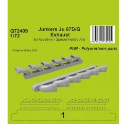 Junkers Ju 87D/G Exhaust 1/72 / for Academy and Special Hobby Kits ...