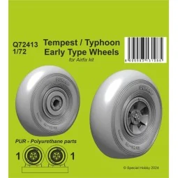 Tempest/Typhoon Early type Wheels, 1/72 - CMK 129-Q72413