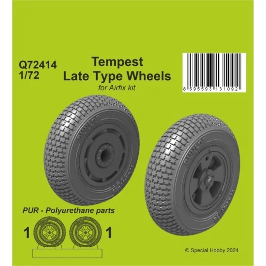 Tempest Late Type Wheels - CMK 129-Q72414
