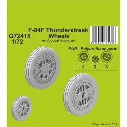 F-84F Thunderstreak Wheels 1/72 / for Special Hobby kits - CMK 129-...