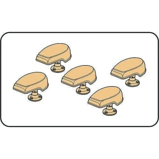 German Night Light Nova Technik NOTEK (5 Stk.), 1/35 - CMK 129-B35036