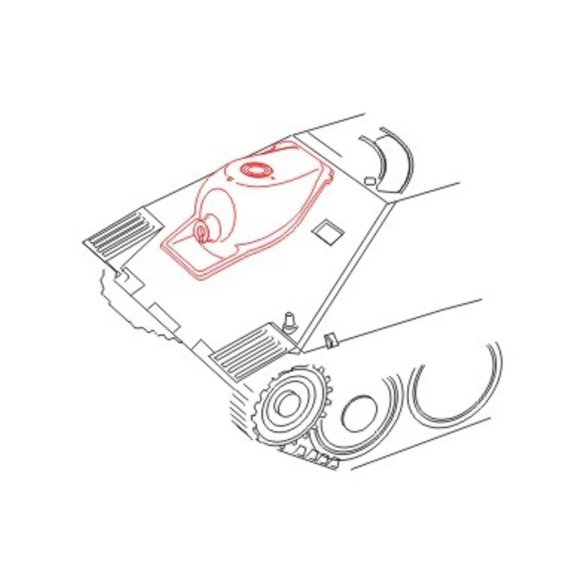 Jagdpanzer 38 Hetzer Gun Mantlet Lighten - CMK 129-B48053