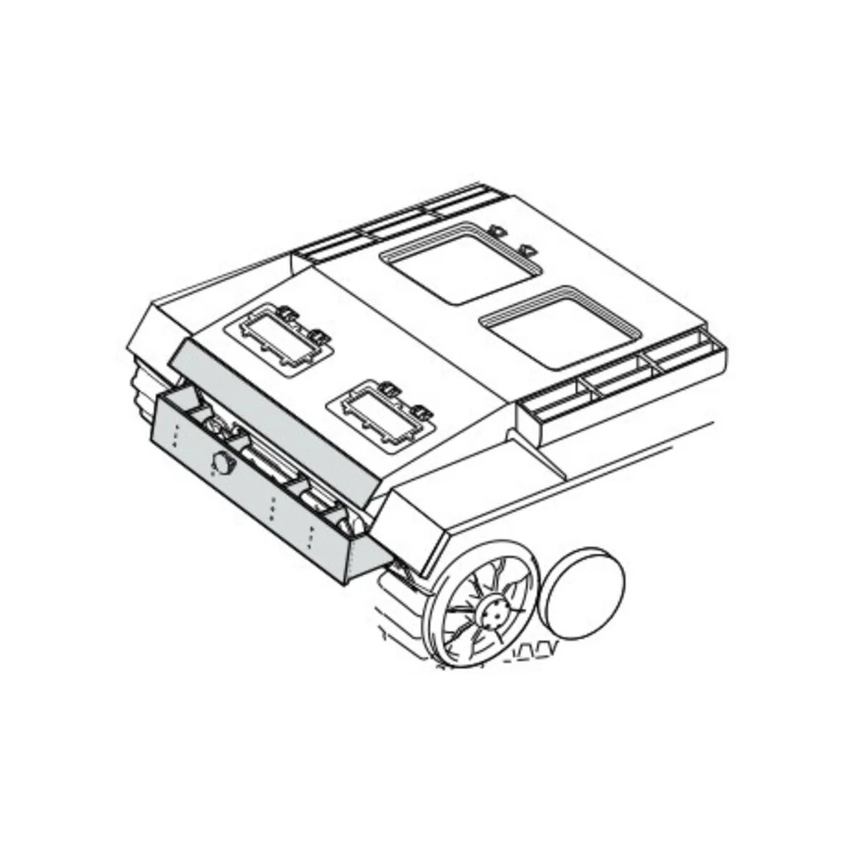StuG III Ausf. G Correction Rear hull - CMK 129-B35061