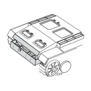 StuG III Ausf. G Correction Rear hull, 1/35 - CMK 129-B35061 StuG III Ausf. G Correction Rear hull, 1/35 - CMK 129-B35061