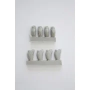 Bismarck Primary Armament Blast Bags 8pc, 1/200 - CMK 129-NS012