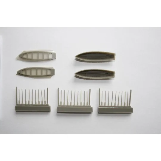 Bismarck 8 m Cutter 2pcs.f.TRU, 1/200 - CMK 129-NS014