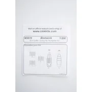 Bismarck 6 m Cutter 2pcs. f.TRU 1/200 - CMK 129-NS015