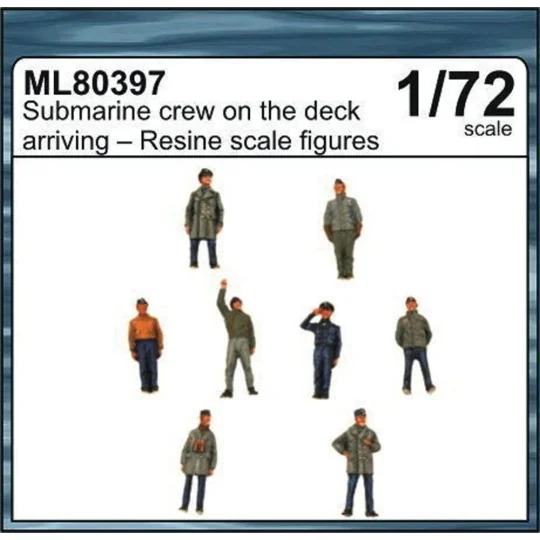 Submarine crew on the deck arriving, 1/72 - CMK 129-ML80397 Submarine crew on the deck arriving, 1/72 - CMK 129-ML80397