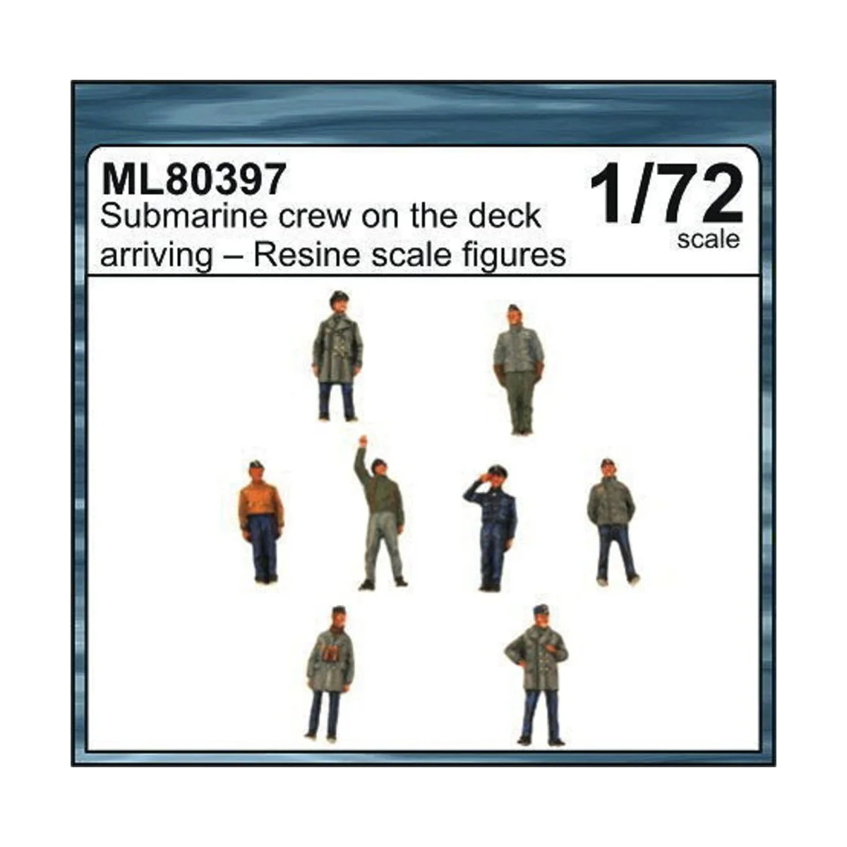 Submarine crew on the deck arriving - CMK 129-ML80397