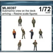 Submarine crew on the deck arriving - CMK 129-ML80397