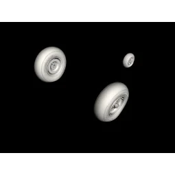 Siebel Si 204/Aero C-3 Wheels, 1/48 - CMK 129-Q48352