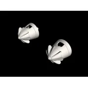 Siebel Si 204/Aero C-3 Prop Spinners, 1/48 - CMK 129-Q48354 Siebel Si 204/Aero C-3 Prop Spinners, 1/48 - CMK 129-Q48354