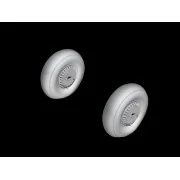 Reggiane Re 2005 Main Wheels, 1/48 - CMK 129-Q48364 Reggiane Re 2005 Main Wheels, 1/48 - CMK 129-Q48364