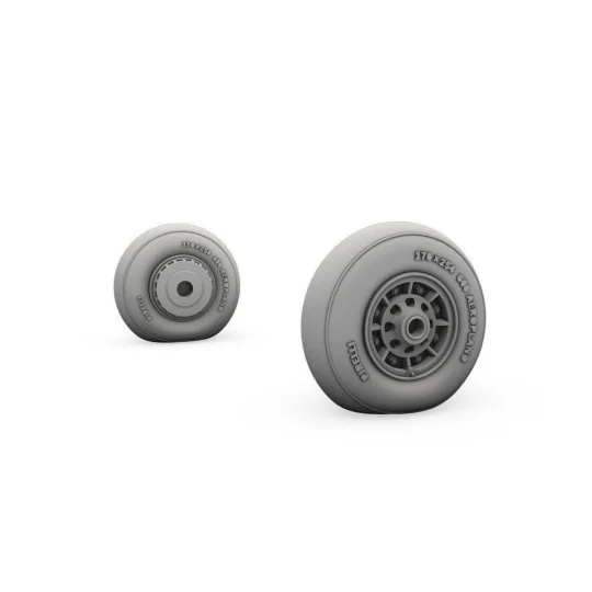 Reggiane Re 2000 Main Wheels, 1/48 - CMK 129-Q48371 Reggiane Re 2000 Main Wheels, 1/48 - CMK 129-Q48371
