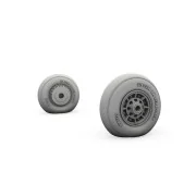 Reggiane Re 2000 Main Wheels, 1/48 - CMK 129-Q48371 Reggiane Re 2000 Main Wheels, 1/48 - CMK 129-Q48371