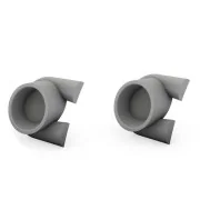 Reggiane Re 2000 Exhausts - CMK 129-Q48373
