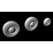 F-104C Wheels, 1/48 - CMK 129-Q48383 F-104C Wheels, 1/48 - CMK 129-Q48383