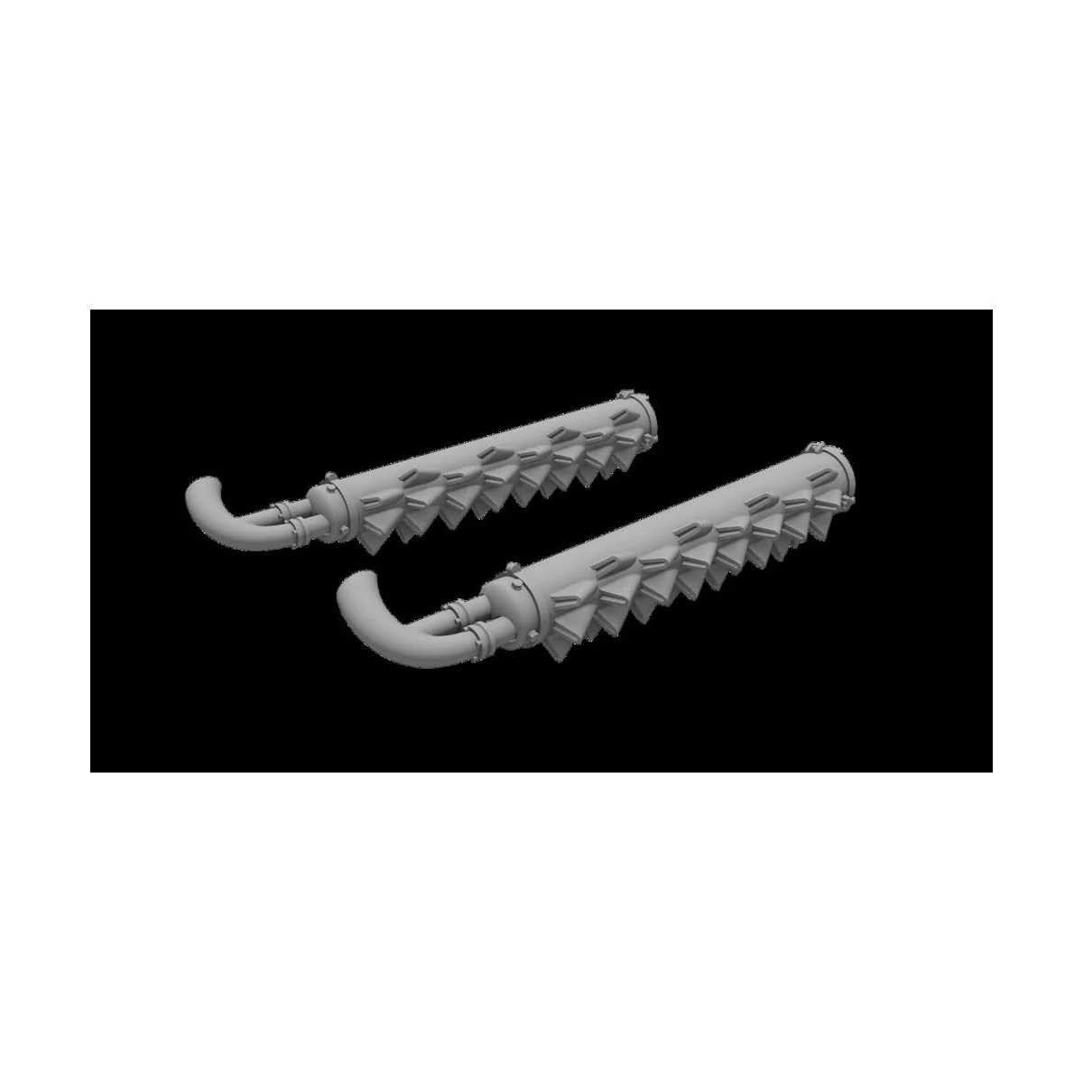 Beaufighter Mk.21 - Hedgehog Flame Damper Exhausts / Aussie Type - ...