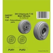 DH Chipmunk T.10 Main Wheels - CMK 129-Q48397