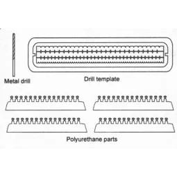 Nieten rund cal. 1, 0 mm, 60 St. mit Bohrer 0, 6 mm - CMK 129-002