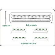 Hexagonale Schrauben Köpfe 1,5 mm 60 St. mit 0,9 mm Bohrer - CMK 12...