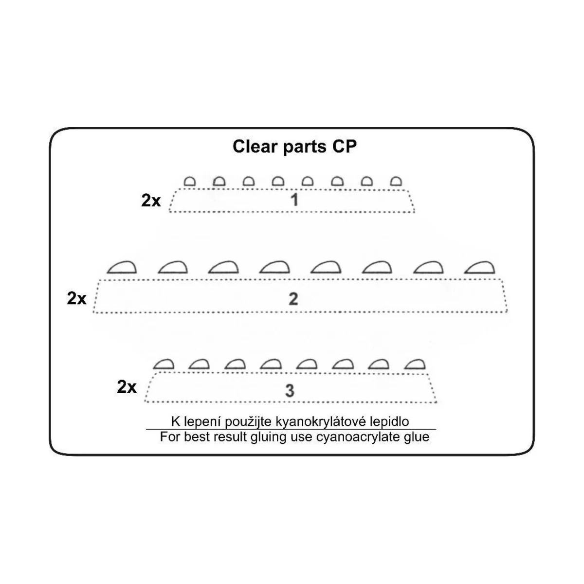 Navigation Lichter klar - CMK 129-010 Navigation Lichter klar - CMK 129-010