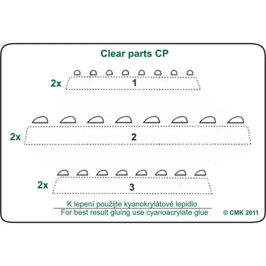 Navigation Lichter grün - CMK 129-012