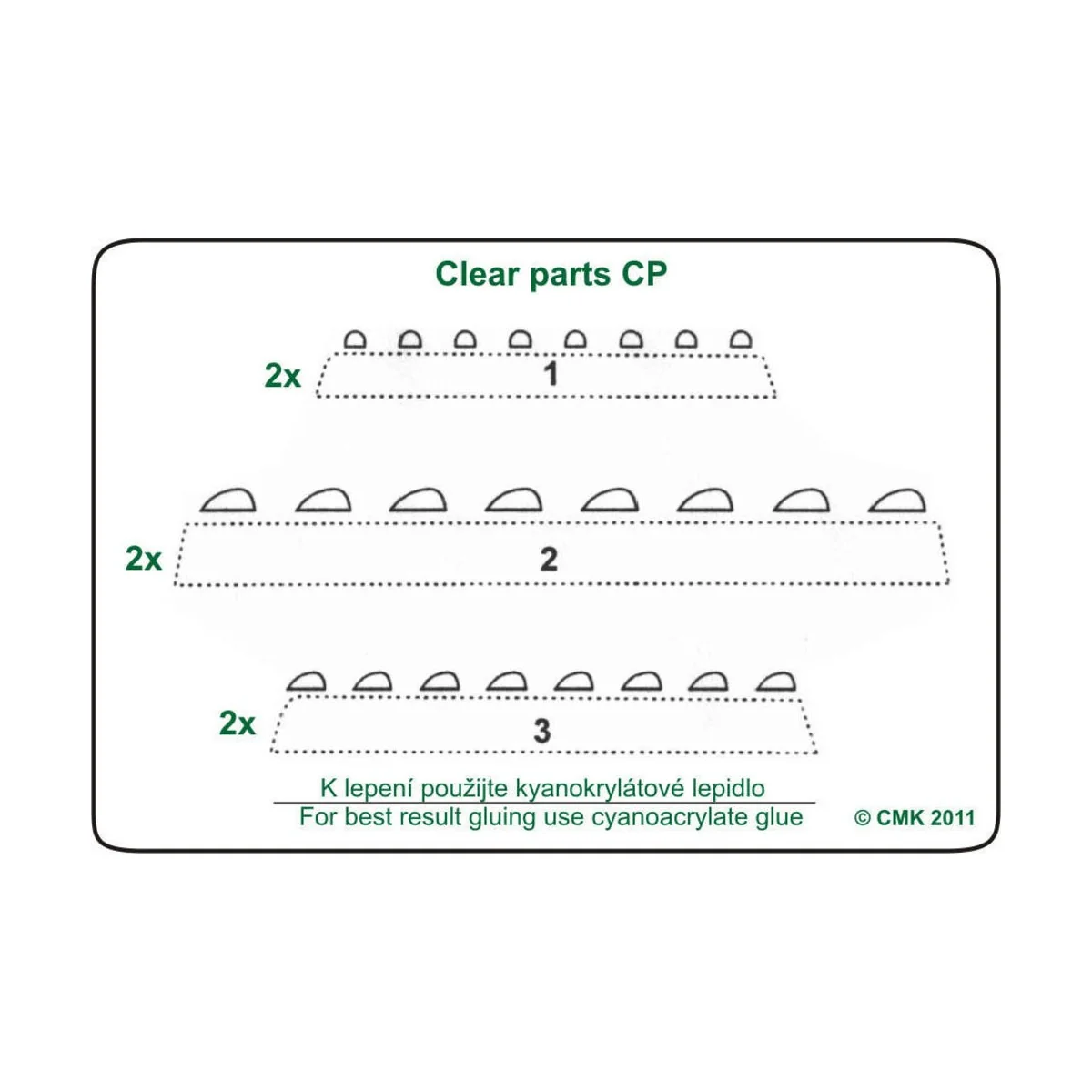 Navigation Lichter grün - CMK 129-012